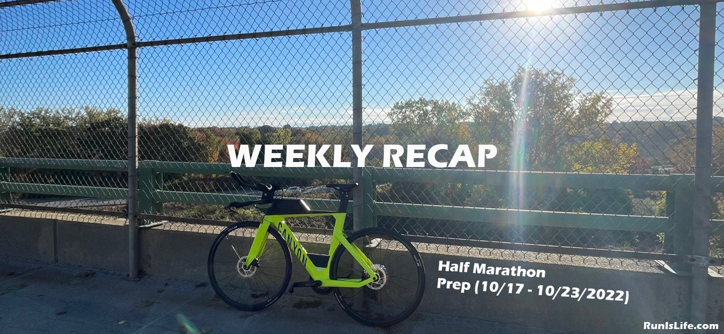 Weekly Recap – Half Marathon Prep